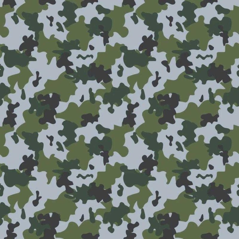 Papel de Parede Adesivo Camuflado Militar Verde 52478 - Papel na Parede