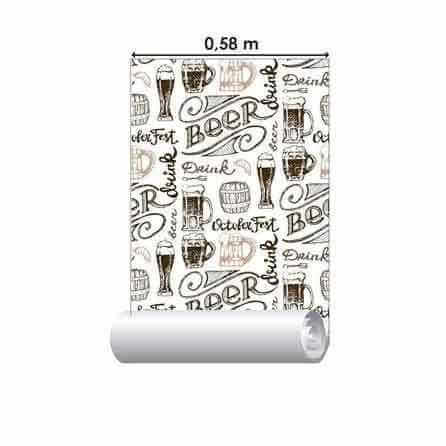 Papel de Parede Adesivo Cerveja Beer Jovem 460462978 - Papel na Parede