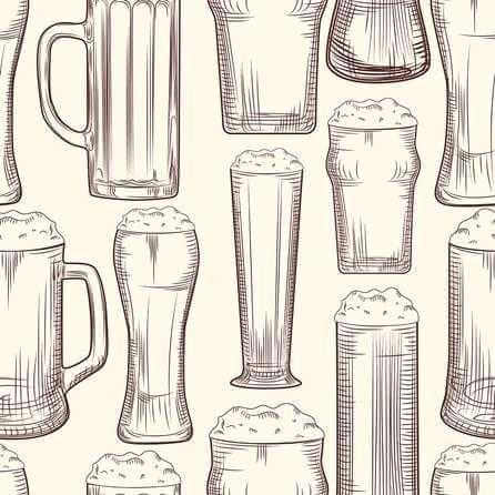 Papel de Parede Adesivo Cerveja N401B - Papel na Parede