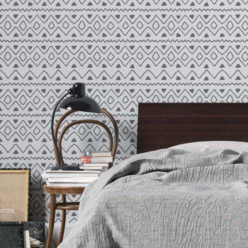 Papel de Parede Adesivo Chevron 3D N02293 - Papel na Parede