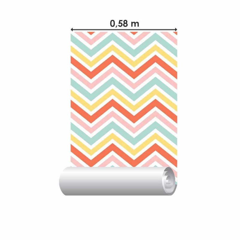 Papel de Parede Adesivo Chevron N115C - Papel na Parede