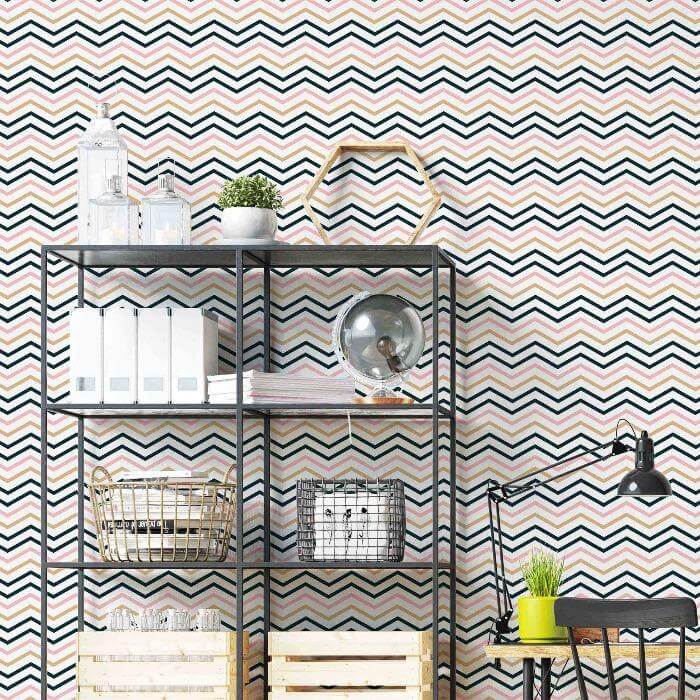 Papel de Parede Adesivo Chevron N190124D - Papel na Parede