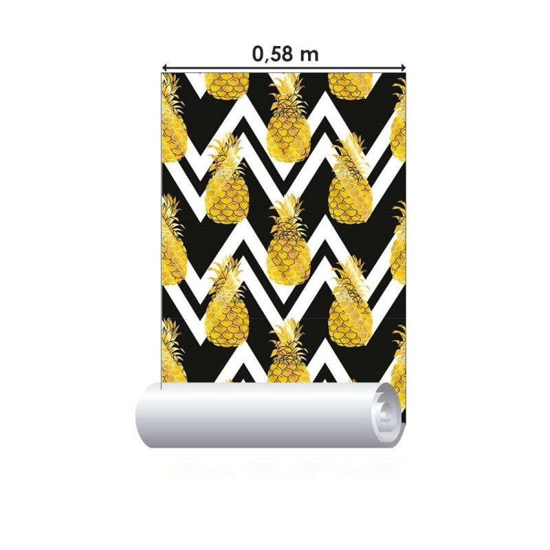 Papel de Parede Adesivo Chevron Tropical N013212 - Papel na Parede