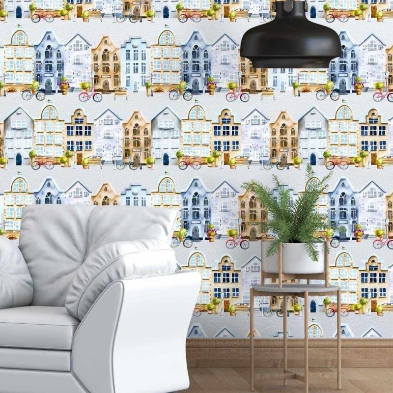 Papel de Parede Adesivo Cidade N24590 - Papel na Parede