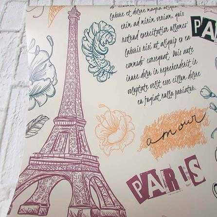Papel de Parede Adesivo Cidade Paris Vintage 324532505 - Papel na Parede