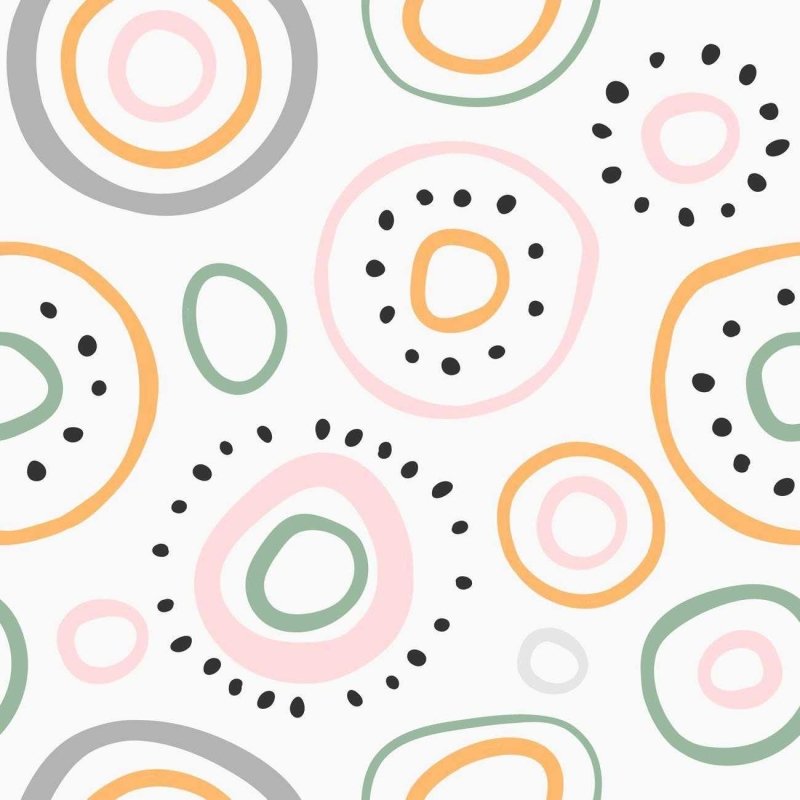 Papel de Parede Adesivo Circulos Coloridos N06283 - Papel na Parede