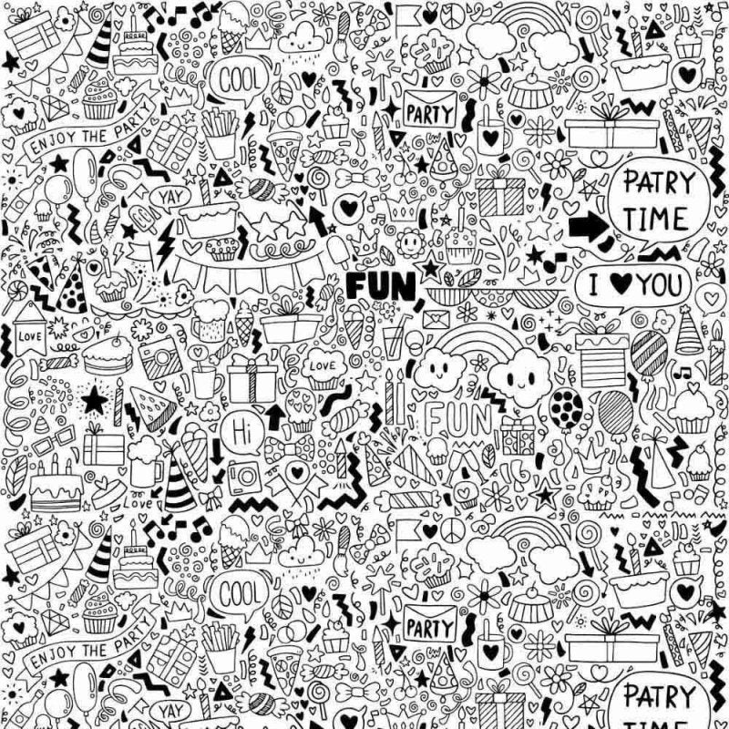 Papel de Parede Adesivo colorir jovem N014084 - Papel na Parede
