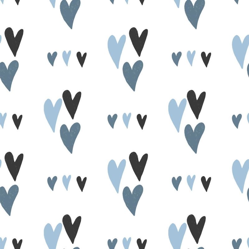 Papel de Parede Adesivo Corações N010163 - Papel na Parede