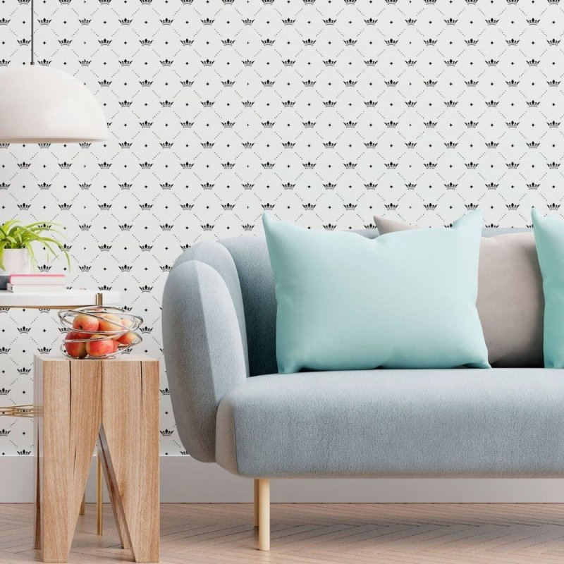 Papel de Parede Adesivo Coroas King Crowns N013189 - Papel na Parede