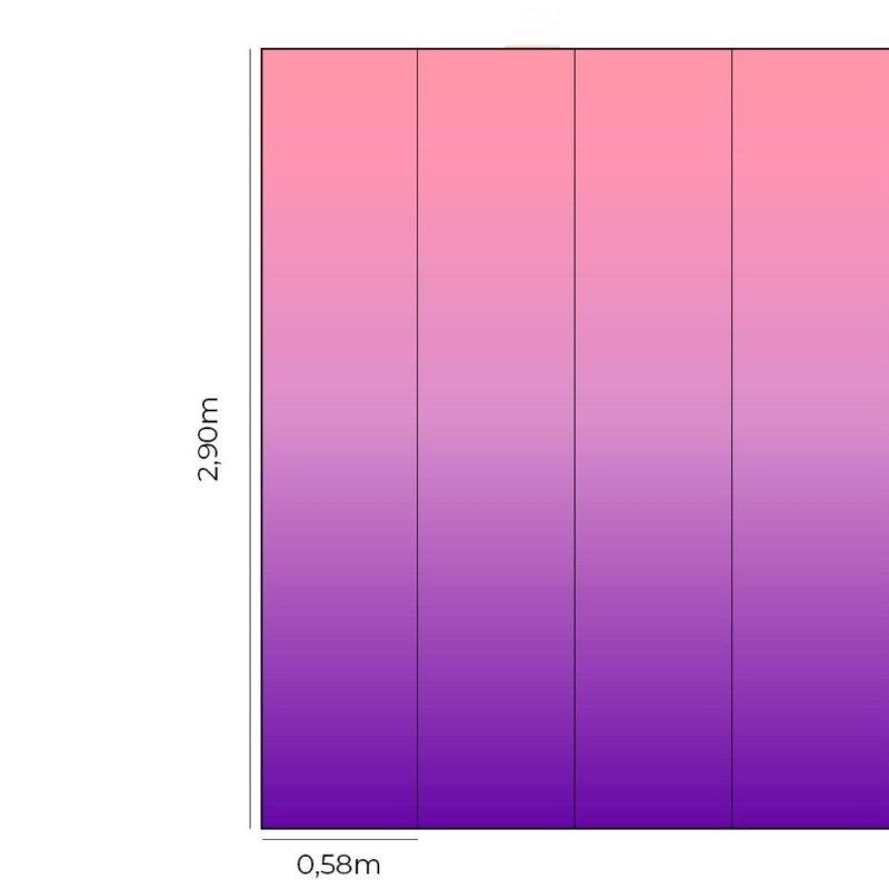 Papel de Parede Adesivo degradê rosa roxo N014066 - Papel na Parede