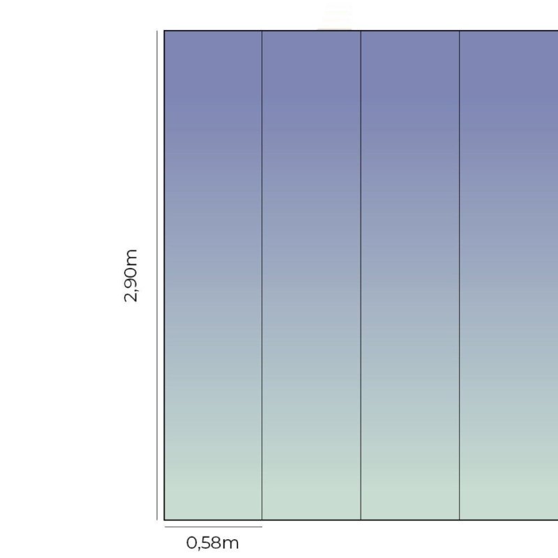 Papel de Parede Adesivo Degradê Tons de Azul N014006 - Papel na Parede