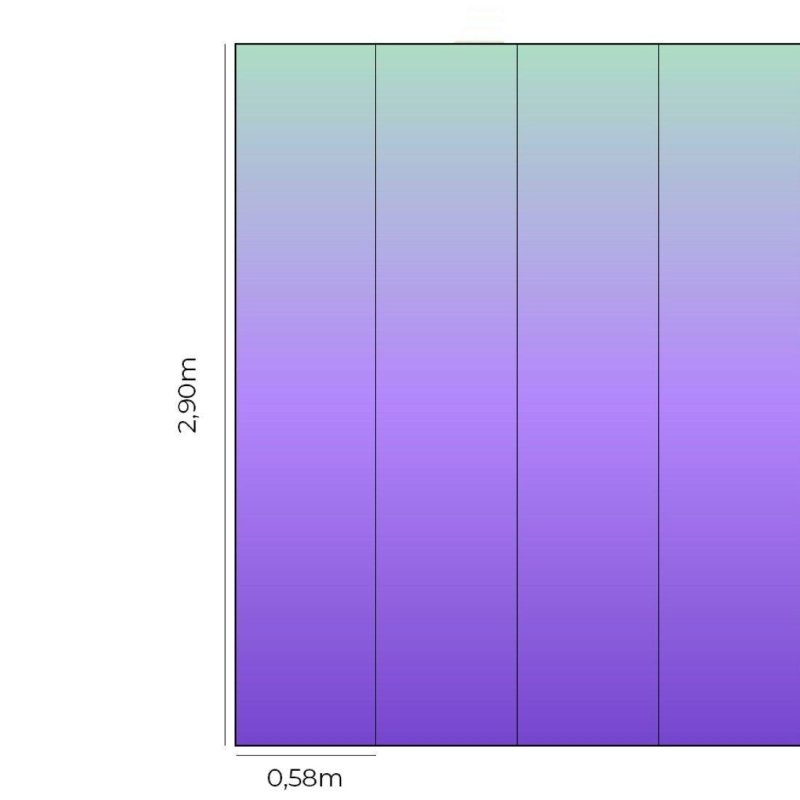 Papel de Parede Adesivo degradê verde claro roxo N014078 - Papel na Parede