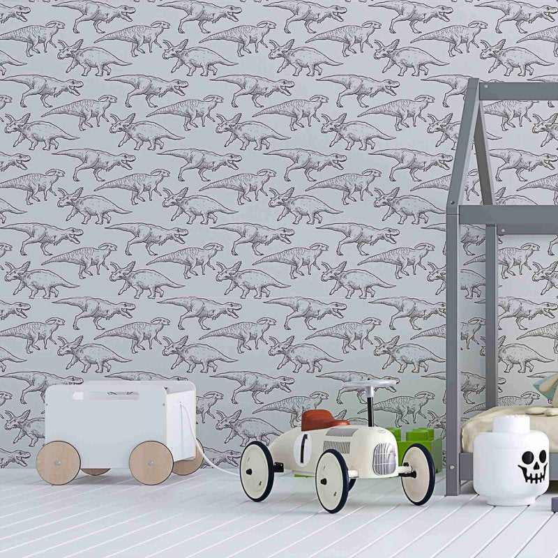 Papel de Parede Adesivo Dinossauro N50856 - Papel na Parede