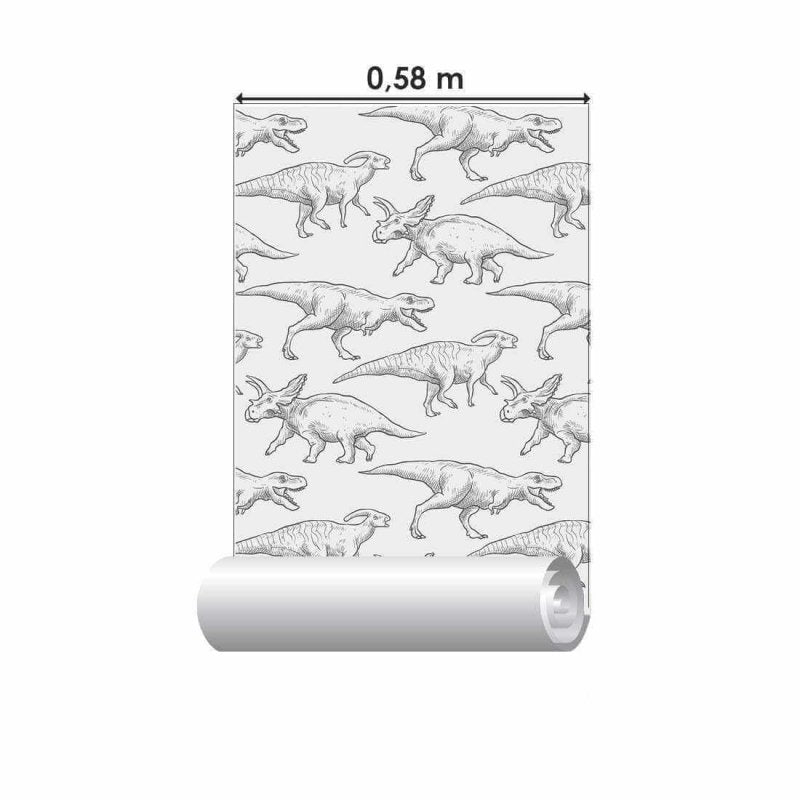 Papel de Parede Adesivo Dinossauro N50856 - Papel na Parede