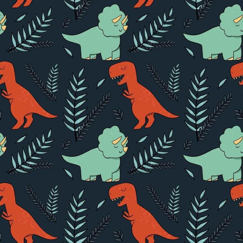 Papel de Parede Adesivo Dinossauros Infantil N05099 - Papel na Parede