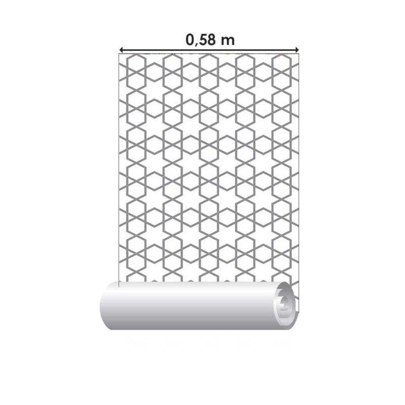 Papel de Parede Adesivo Estrela de Seis Pontas N05268 - Papel na Parede