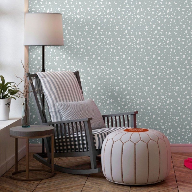 Papel de Parede Adesivo Flocos de Neve N013221 - Papel na Parede