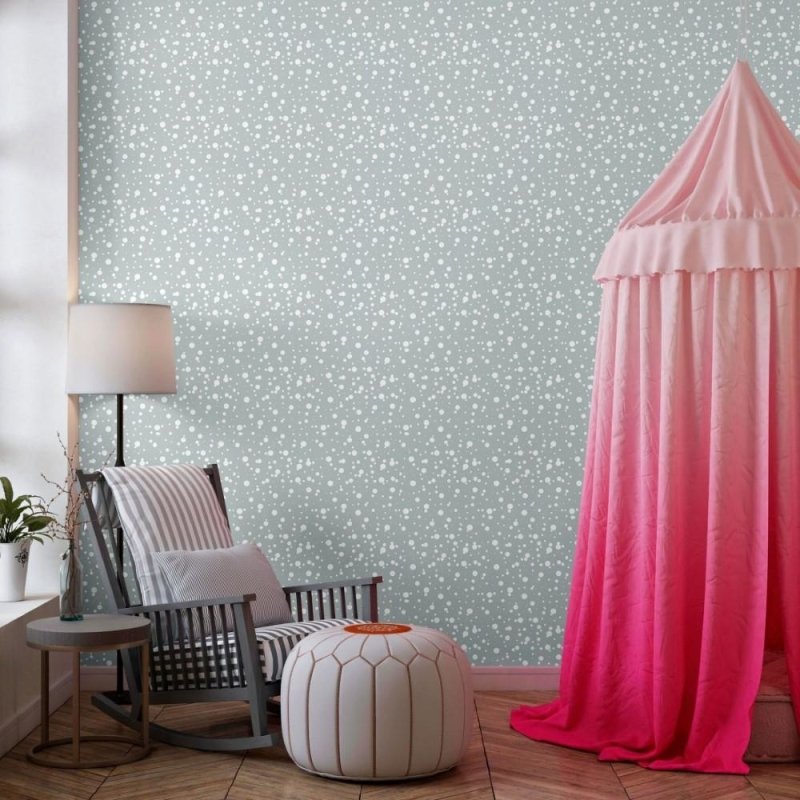 Papel de Parede Adesivo Flocos de Neve N013221 - Papel na Parede