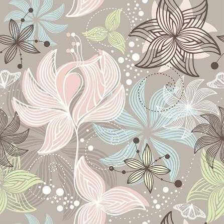 Papel de Parede Adesivo Floral 210122 - Papel na Parede