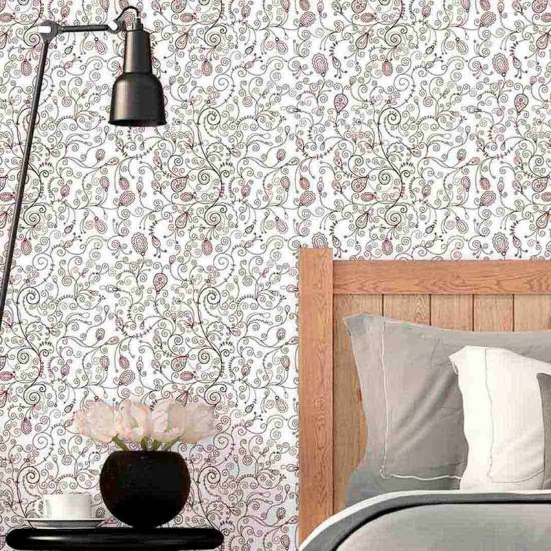 Papel de Parede Adesivo Floral 524 - Papel na Parede