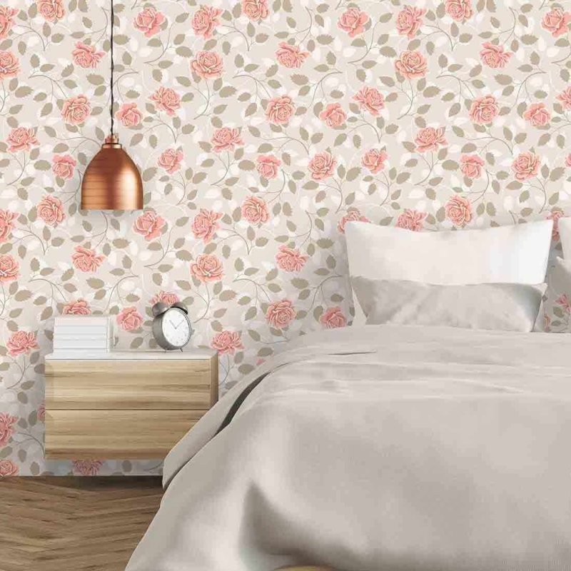 Papel de Parede Adesivo Floral 89847835 - Papel na Parede