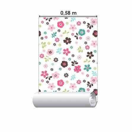 Papel de Parede Adesivo Floral 93088555 - Papel na Parede