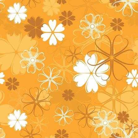 Papel de Parede Adesivo Floral Amarelo 14 - Papel na Parede