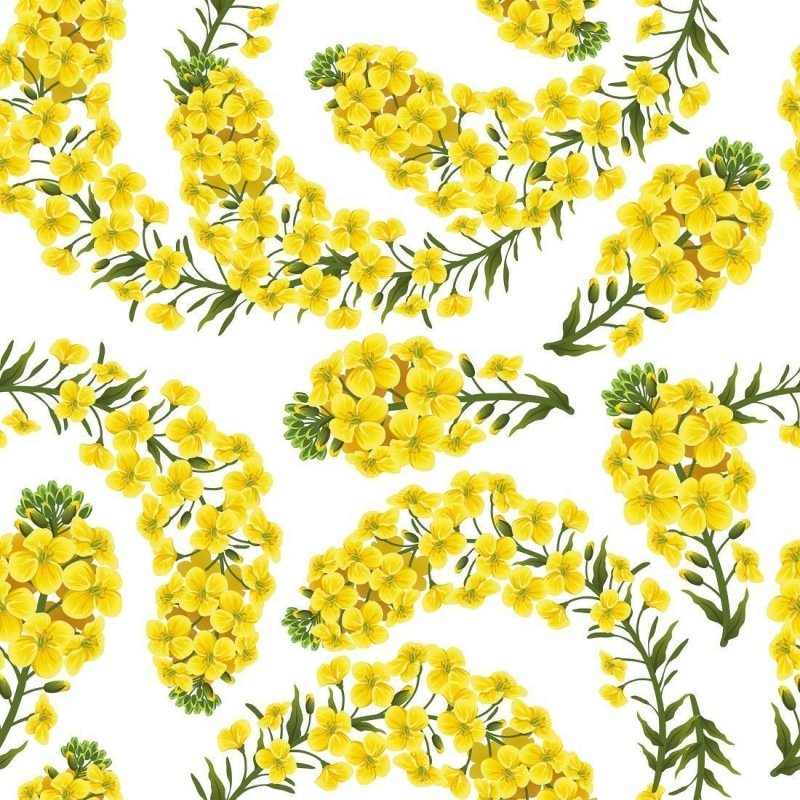 Papel de Parede Adesivo Floral Amarelo N018060 - Papel na Parede