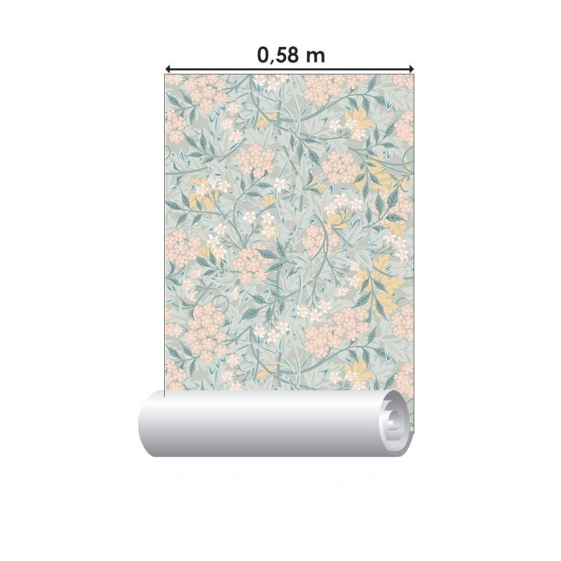 Papel de Parede Adesivo Floral Jasmine N012058 - Papel na Parede