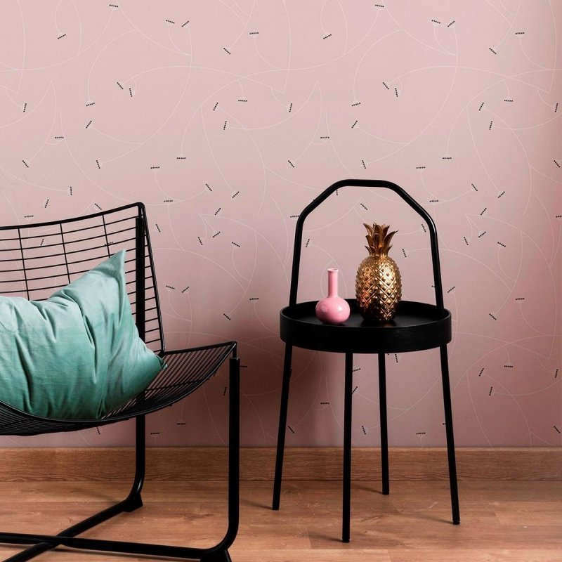 Papel de Parede Adesivo Floral Minimalista N010060 - Papel na Parede