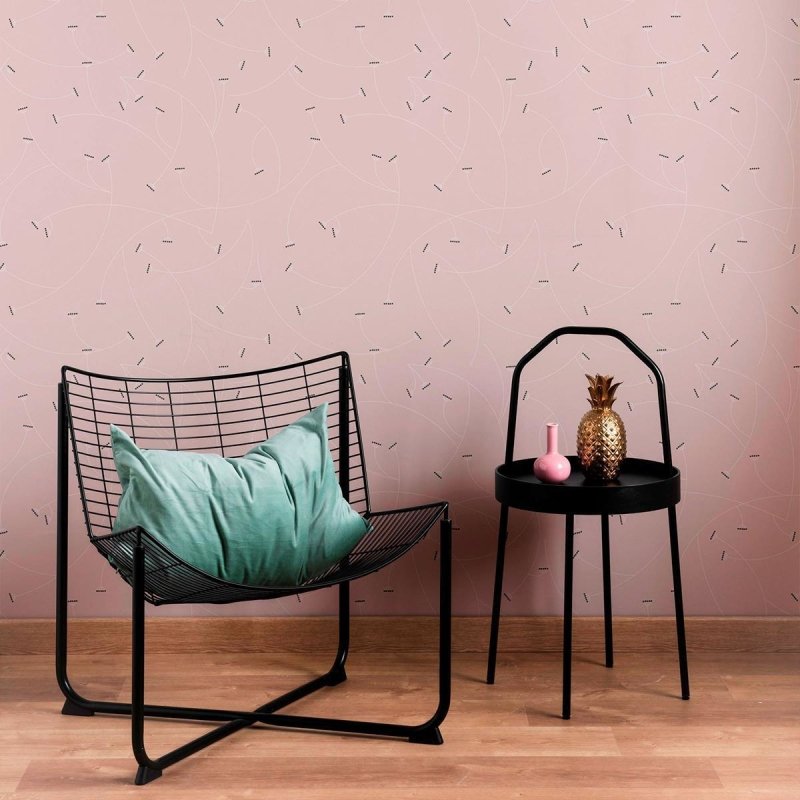 Papel de Parede Adesivo Floral Minimalista N010060 - Papel na Parede