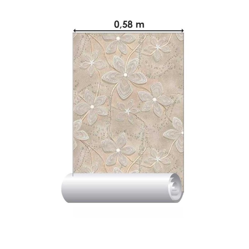 Papel de Parede Adesivo Floral N011070 - Papel na Parede