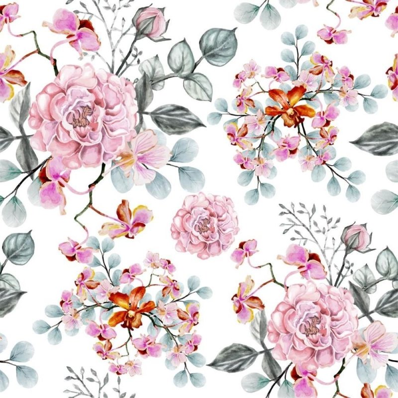 Papel de Parede Adesivo Floral N011133 - Papel na Parede