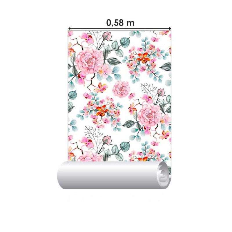 Papel de Parede Adesivo Floral N011133 - Papel na Parede