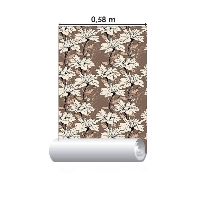 Papel de Parede Adesivo Floral N012104 - Papel na Parede