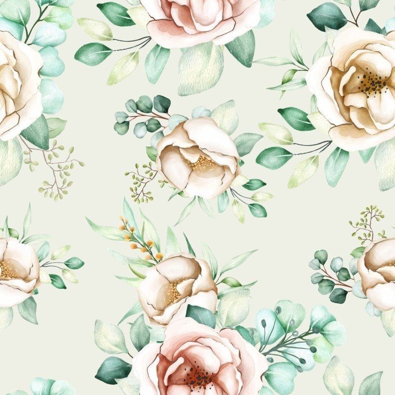 Papel de Parede Adesivo Floral N013092 - Papel na Parede