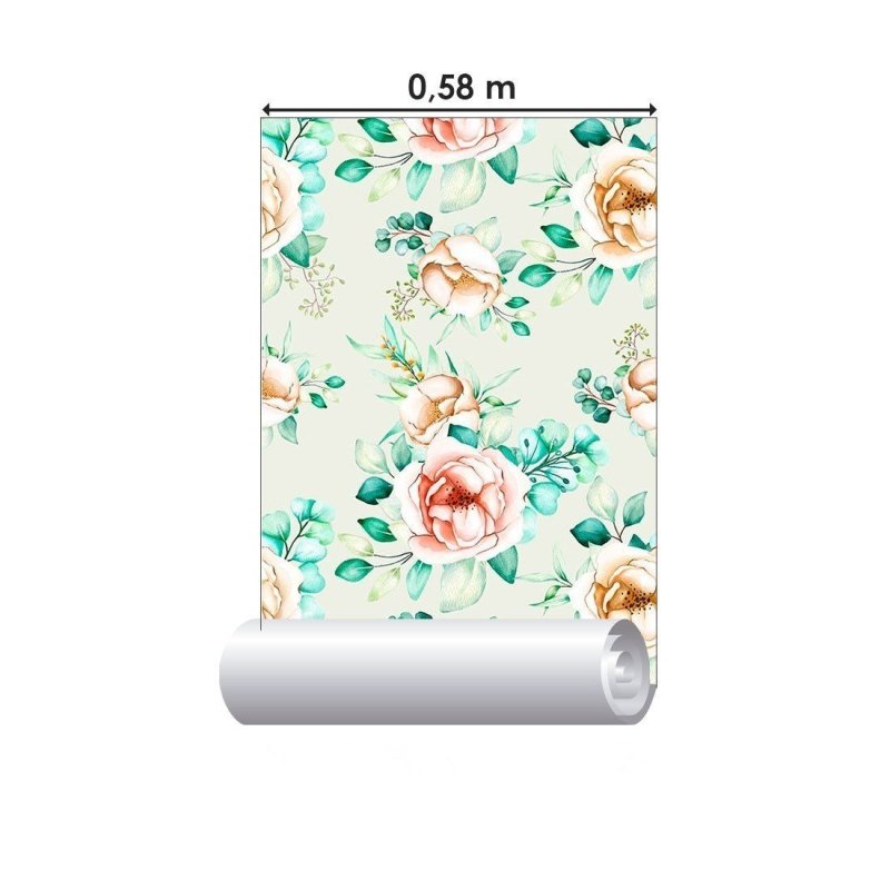 Papel de Parede Adesivo Floral N013092 - Papel na Parede