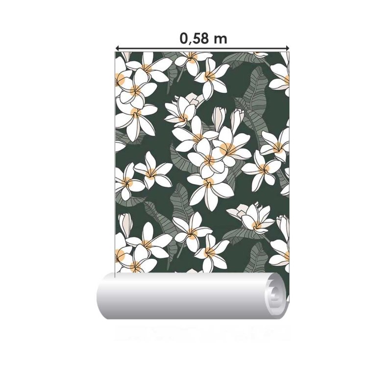 Papel de Parede Adesivo Floral N018128 - Papel na Parede