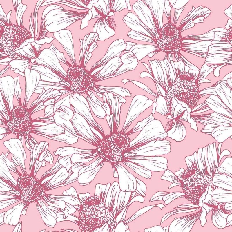 Papel de Parede Adesivo Floral N02199 - Papel na Parede