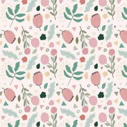 Papel de Parede Adesivo Floral N1072A - Papel na Parede