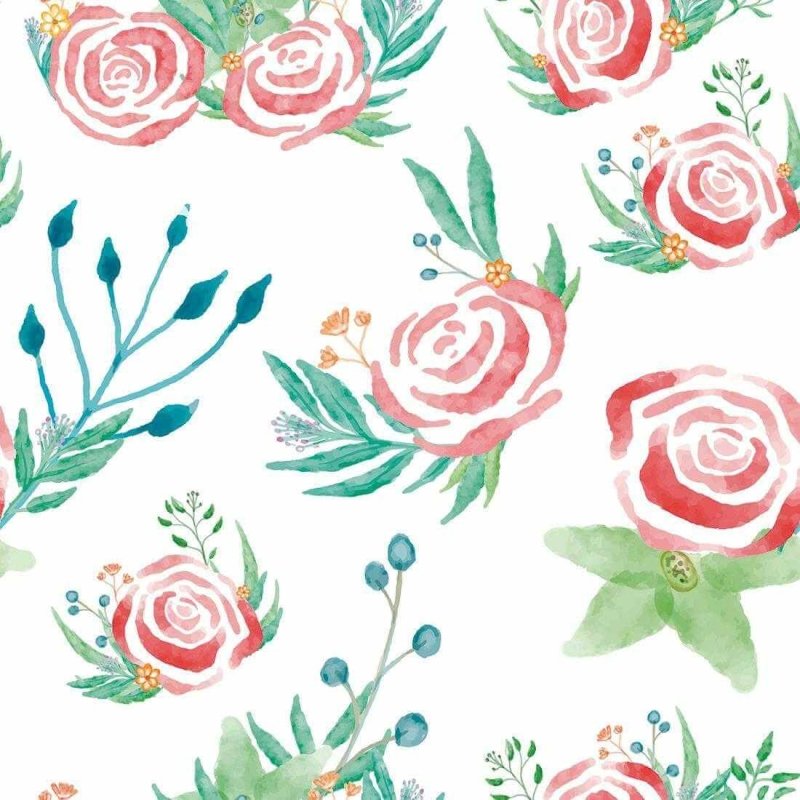 Papel de Parede Adesivo Floral N16 - Papel na Parede