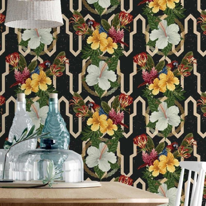 Papel de Parede Adesivo Floral N179 - Papel na Parede