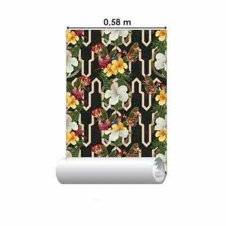 Papel de Parede Adesivo Floral N179 - Papel na Parede