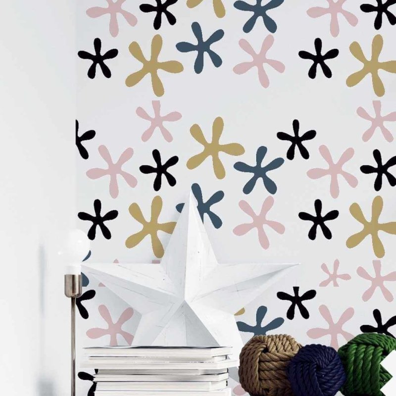 Papel de Parede Adesivo Floral N18013014 - Papel na Parede