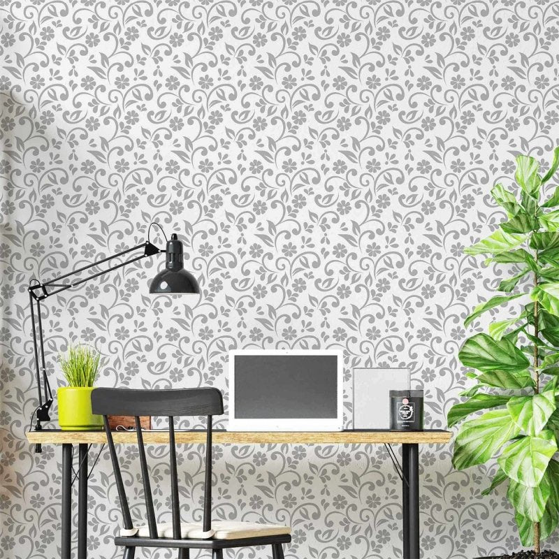Papel de Parede Adesivo Floral N1901797406A - Papel na Parede