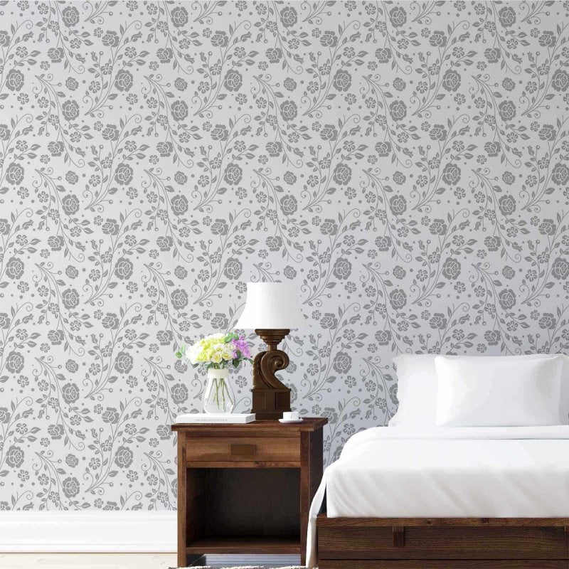 Papel de Parede Adesivo Floral N1901797406E - Papel na Parede