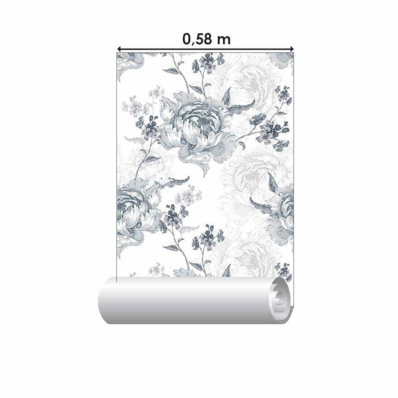 Papel de Parede Adesivo Floral N195 - Papel na Parede