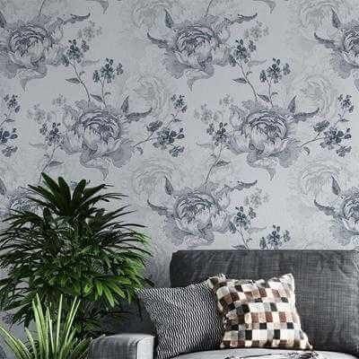 Papel de Parede Adesivo Floral N195 - Papel na Parede