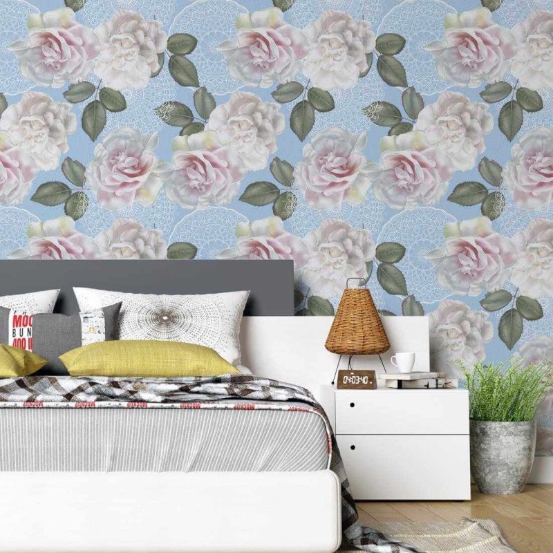 Papel de Parede Adesivo Floral N210 - Papel na Parede