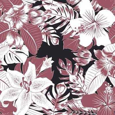 Papel de Parede Adesivo Floral N2258B - Papel na Parede